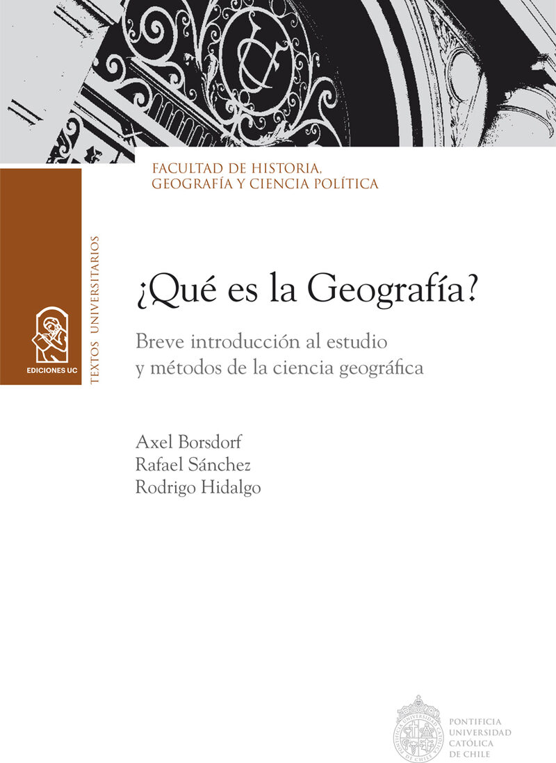 Portada de Qué es la Geografía