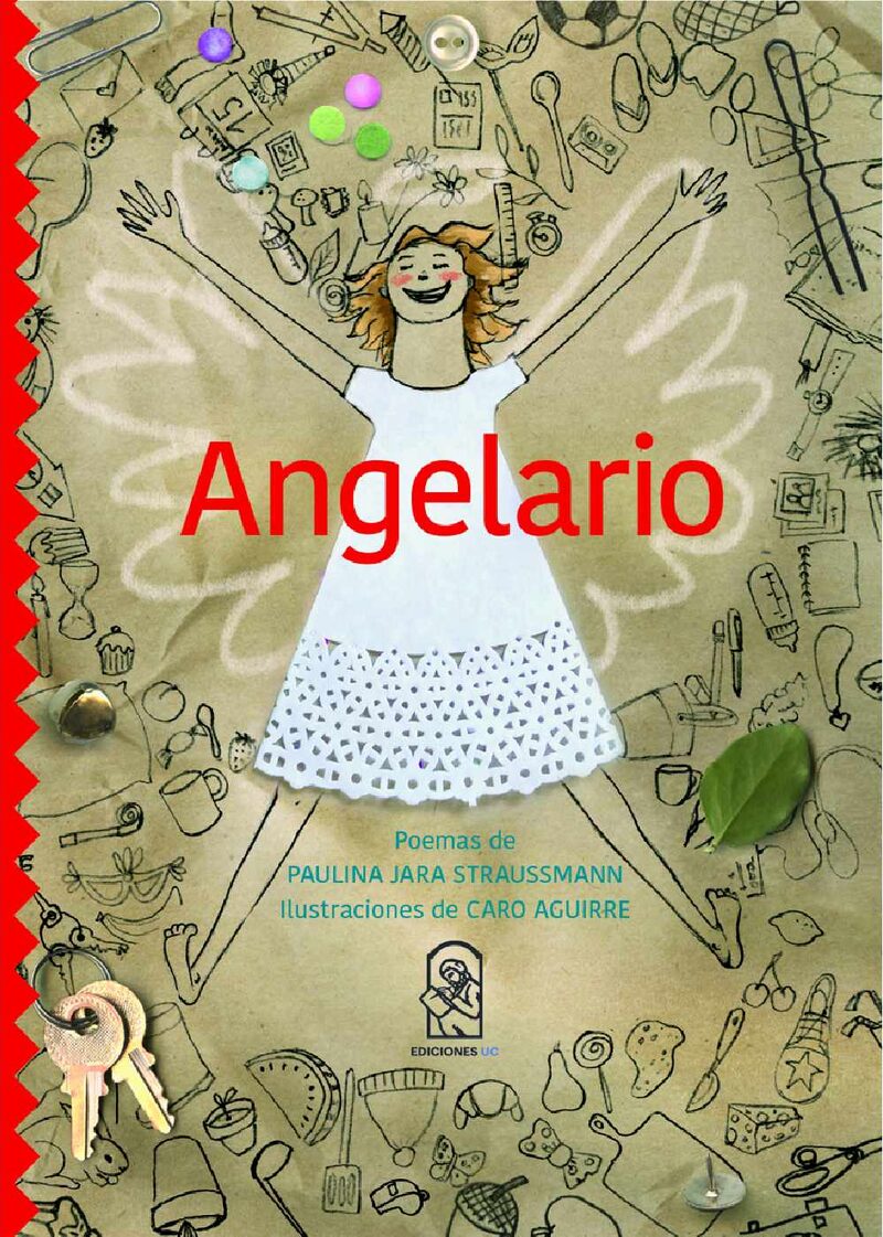 Portada de Angelario · Paulina Jara Straussmann