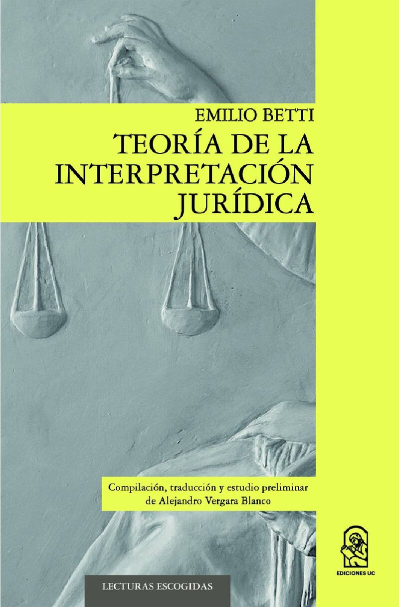 Portada de Teoría de la interpretación jurídica