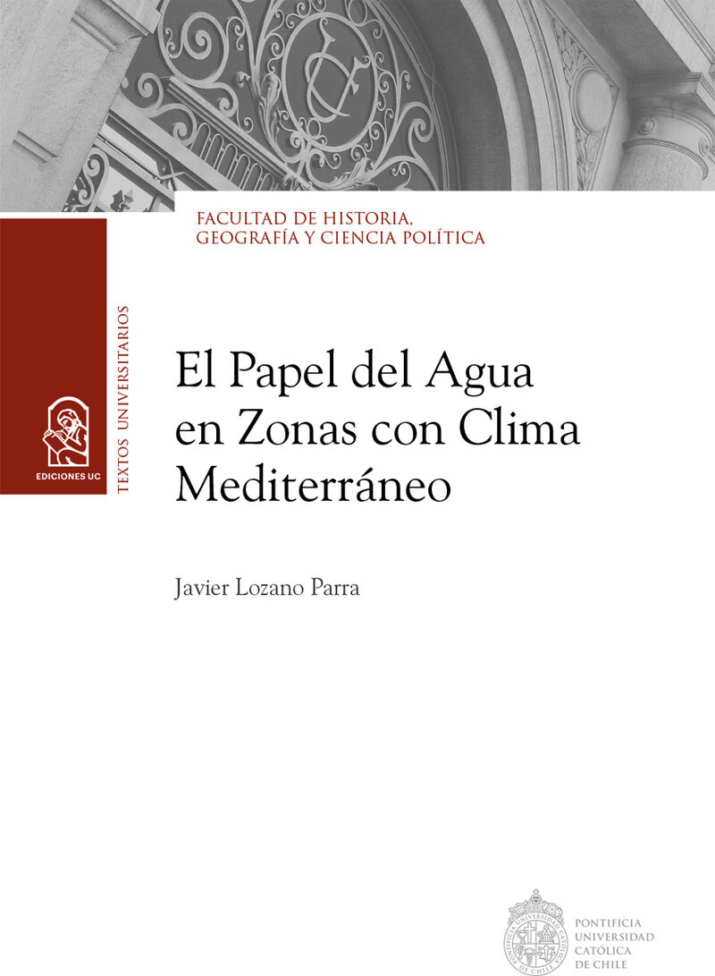 Portada de El papel del agua en zonas con clima mediterráneo