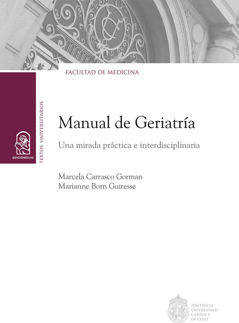 Portada de Manual de geriatría