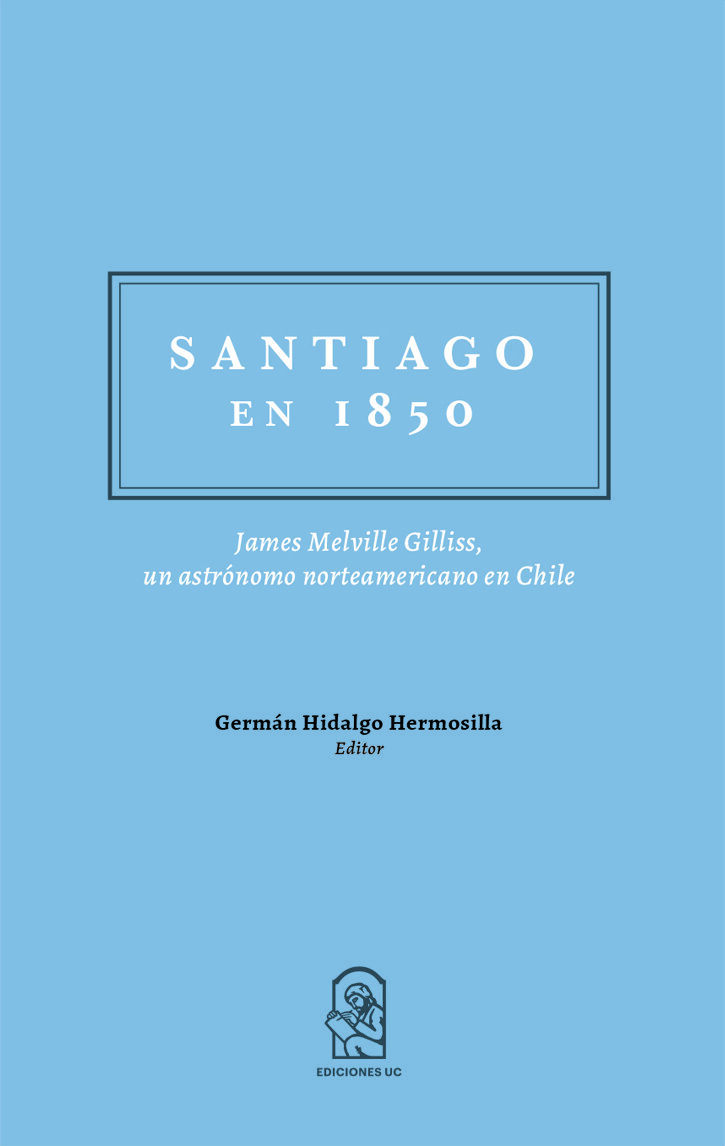 Portada de Santiago en 1850