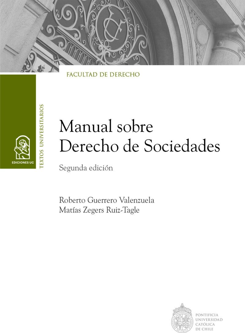 Portada de Manual sobre derecho de sociedades