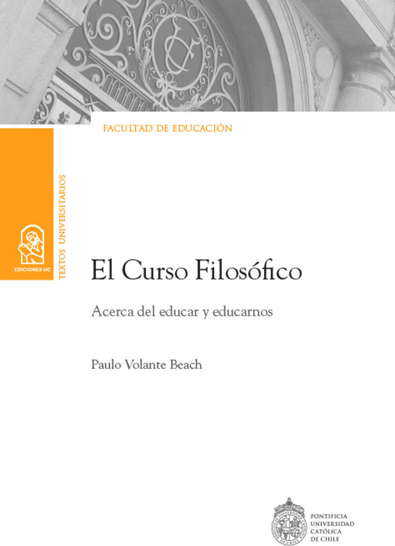 Portada de El Curso Filosófico · Paulo Volante Beach