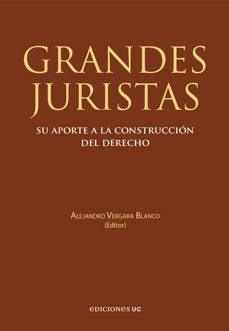 Portada de Grandes juristas