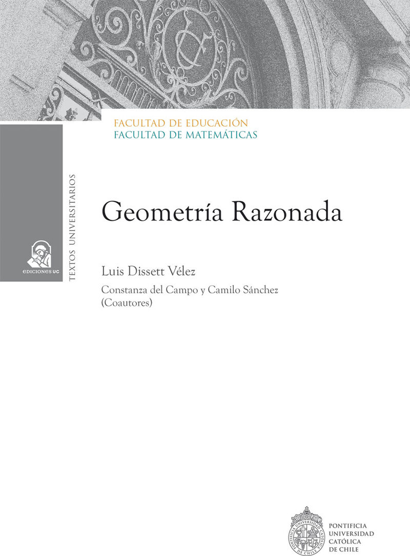 Portada de Geometría razonada · Luis Dissett Vélez