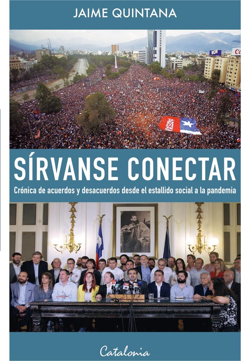 Portada de Sírvanse conectar · Jaime Quintana