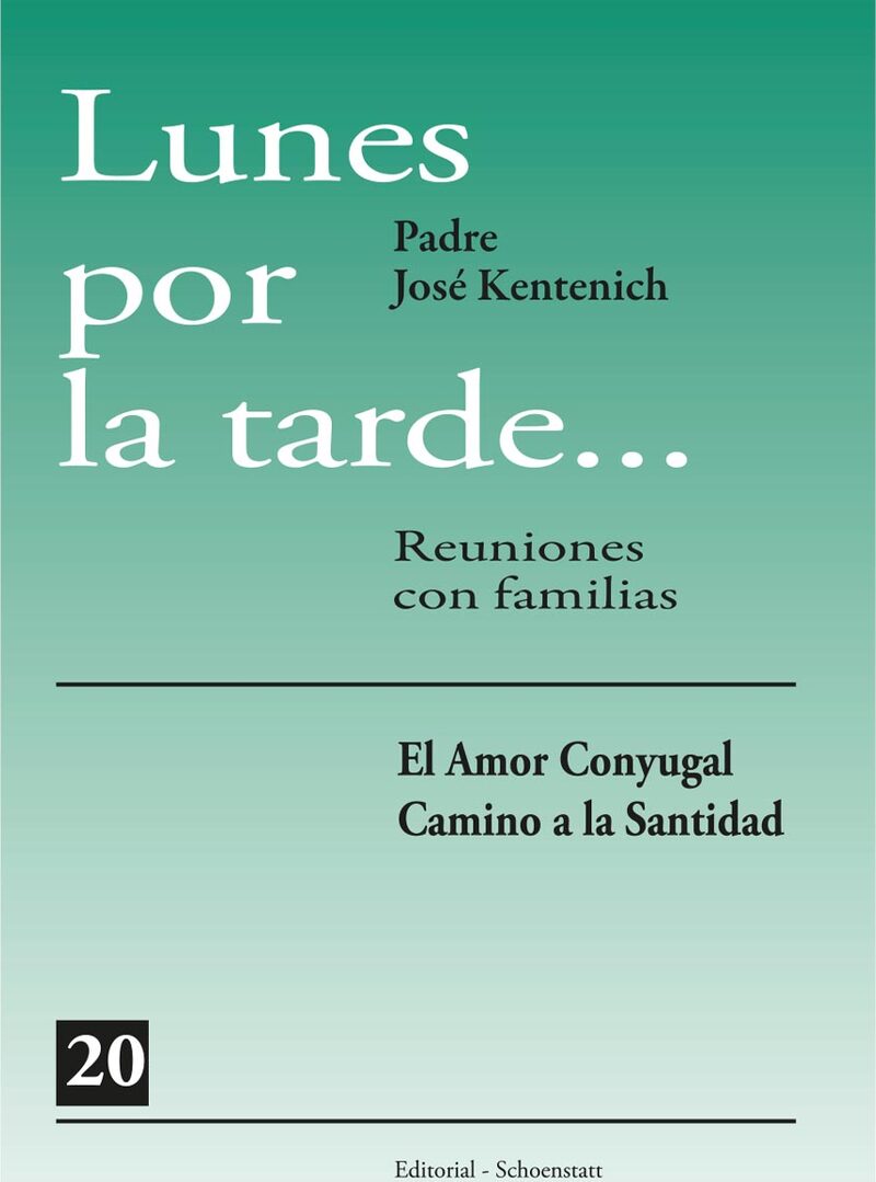 Portada de Lunes por la tarde 20 · José Kentenich