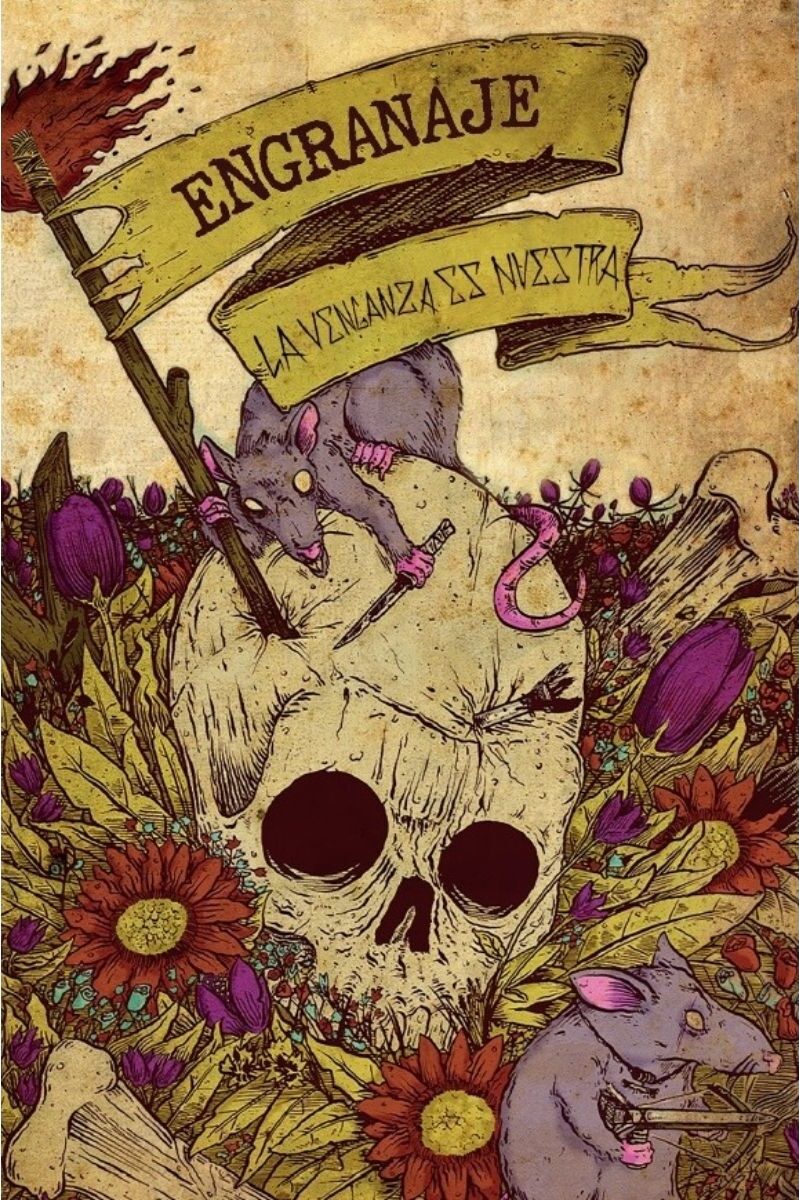 Portada de Engranaje (Antología del cómic chileno)
