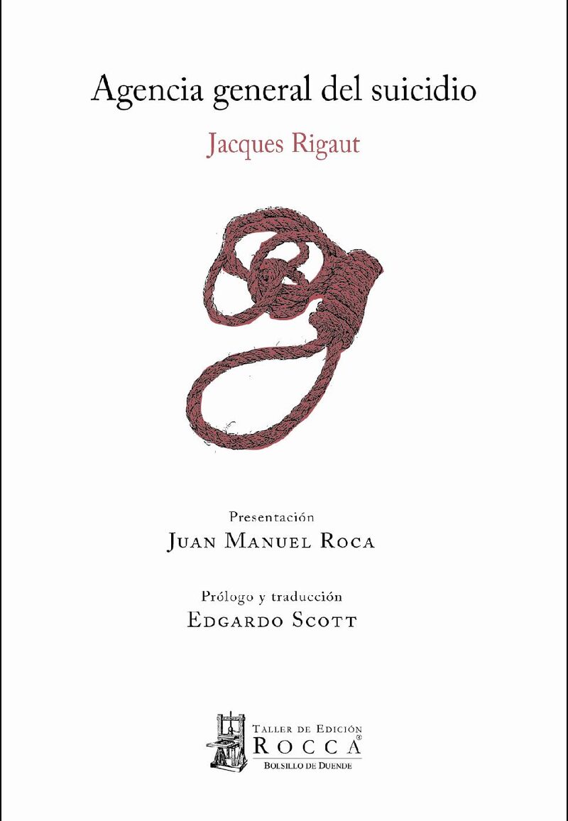 Portada de Agencia general del suicidio