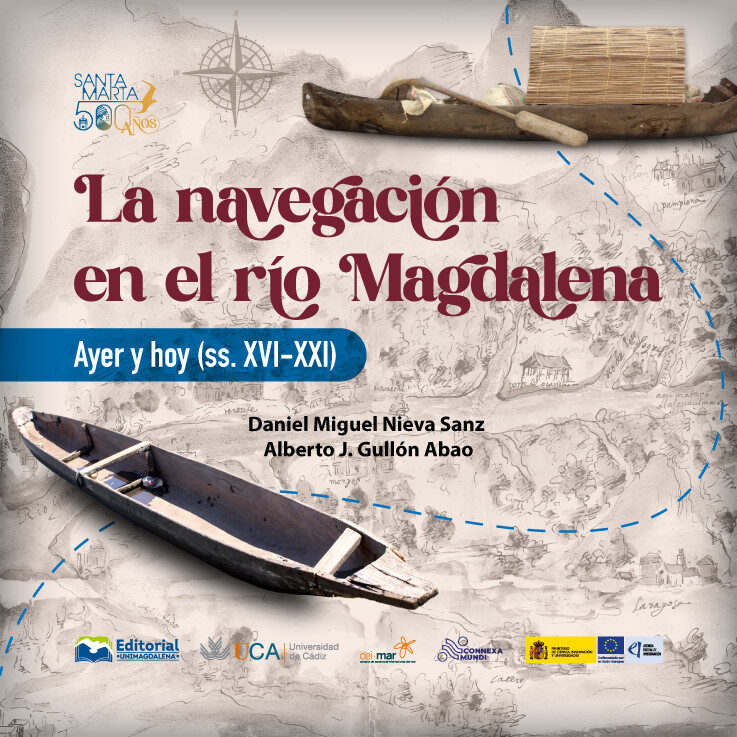 Portada de La navegación en el río Magdalena