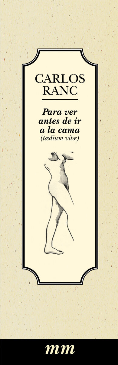 Portada de Para ver antes de ir a la cama (Taedium vitae)