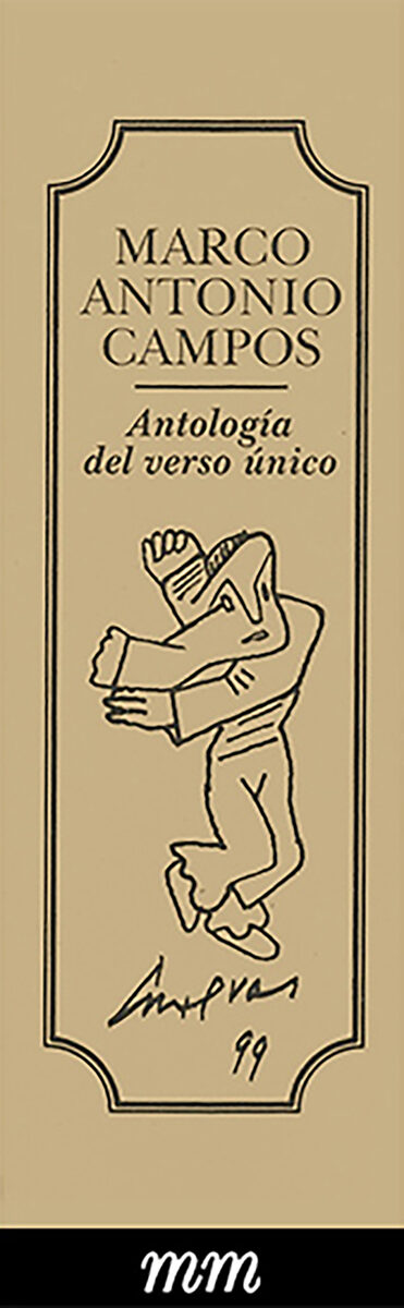 Portada de Antología del verso único