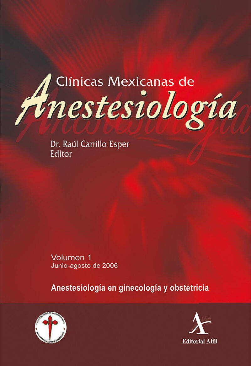 Portada de Anestesiología en ginecología y obstetricia