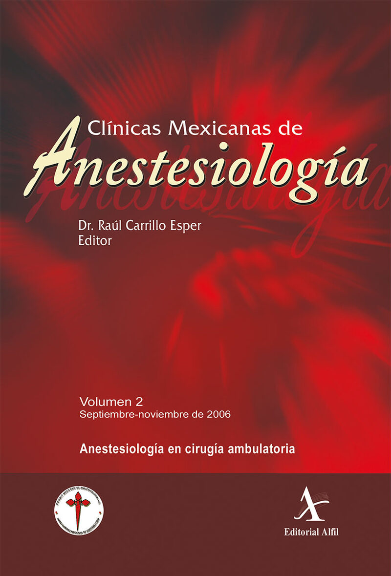 Portada de Anestesiología en cirugía ambulatoria