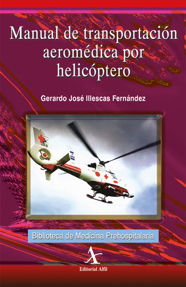 Portada de Manual de transportación aeromédica por helicóptero