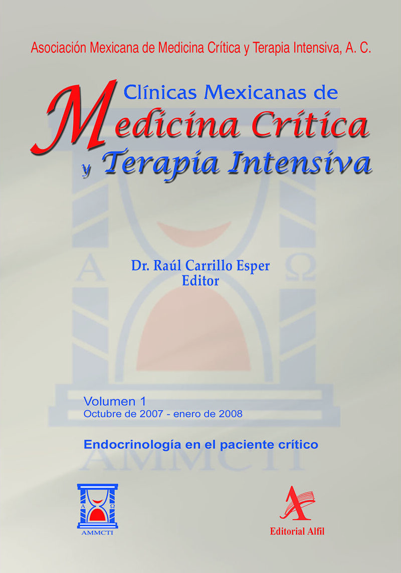 Portada de Endocrinología del paciente crítico · Raúl Carrillo Esper