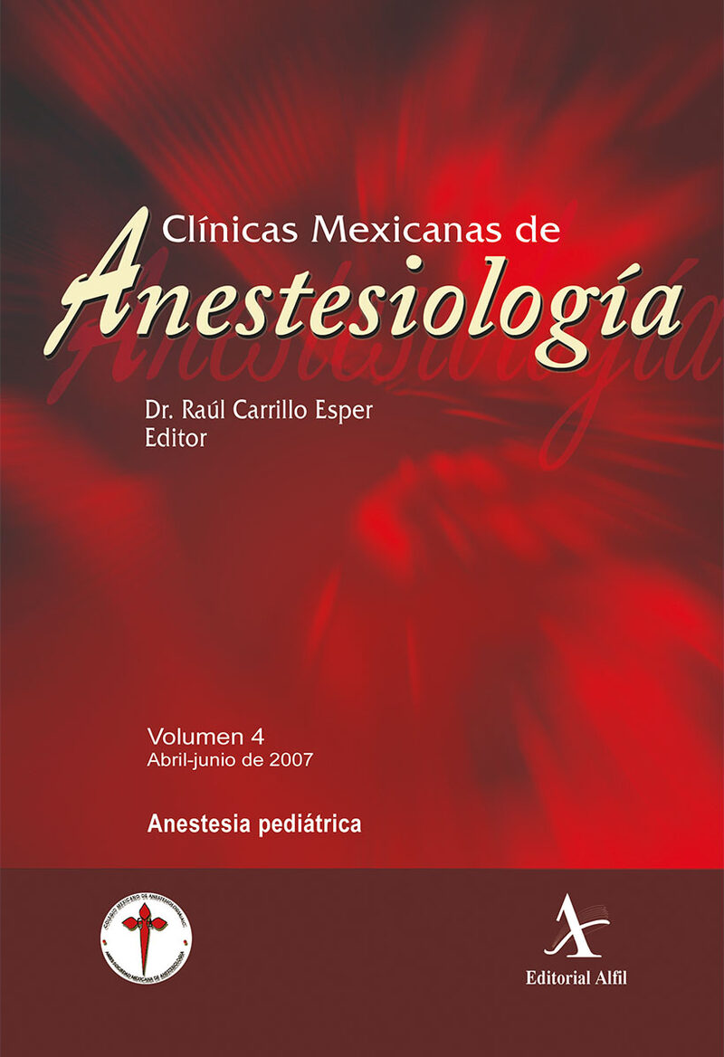Portada de Anestesia pediátrica