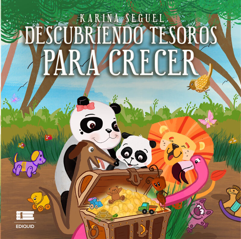 Portada de Descubriendo tesoros para crecer · Karina Seguel Caro