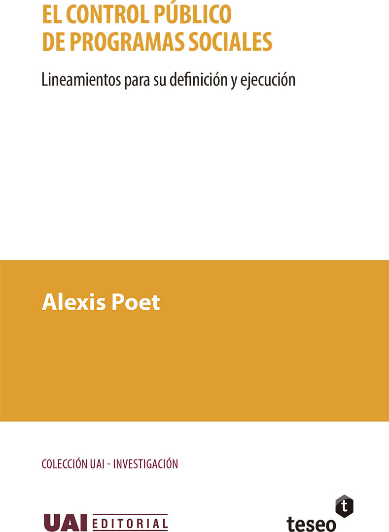 Portada de El control público de programas sociales