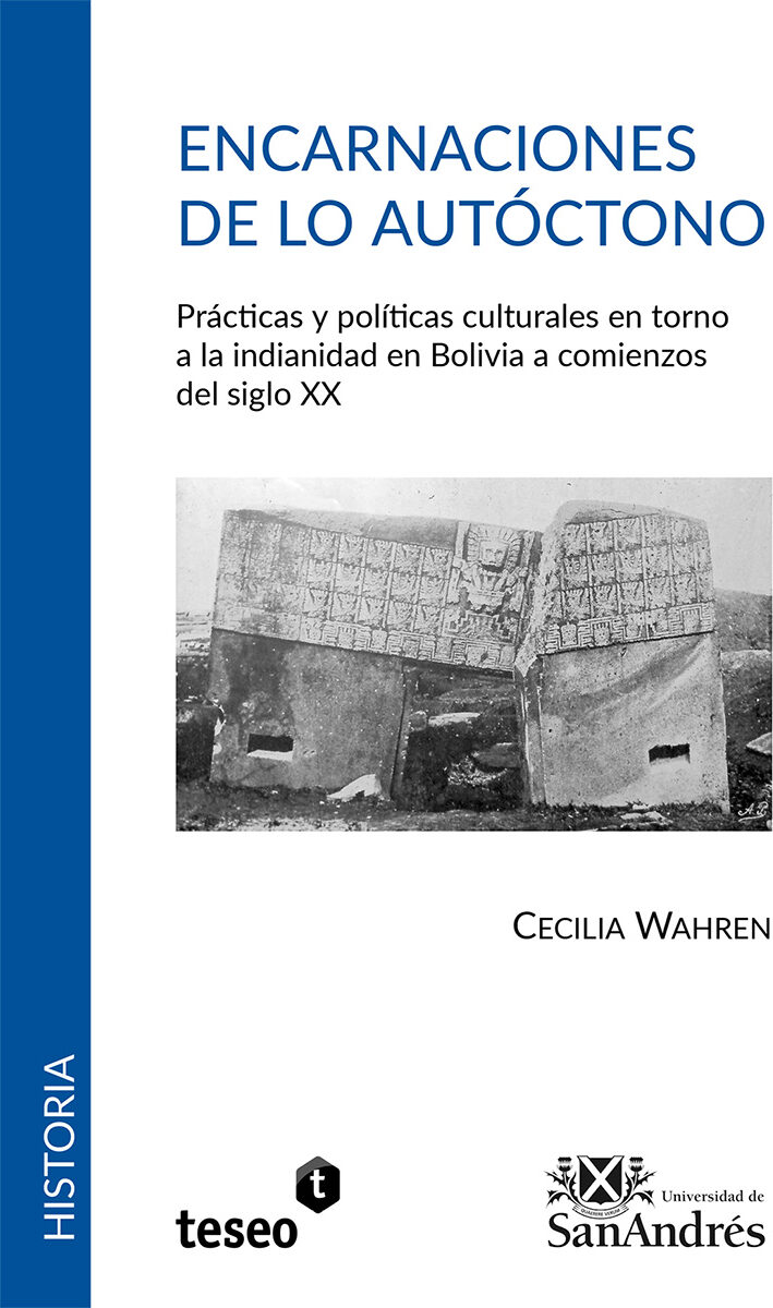 Portada de Encarnaciones de lo autóctono · Cecilia Wahren
