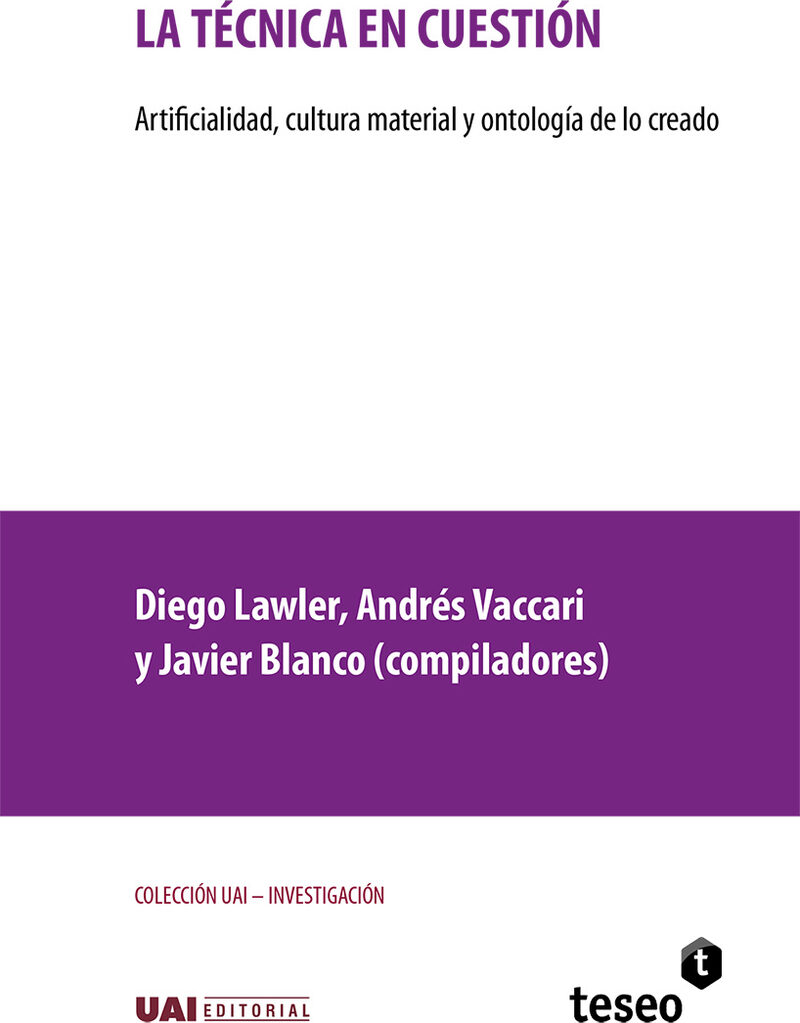 Portada de La técnica en cuestión