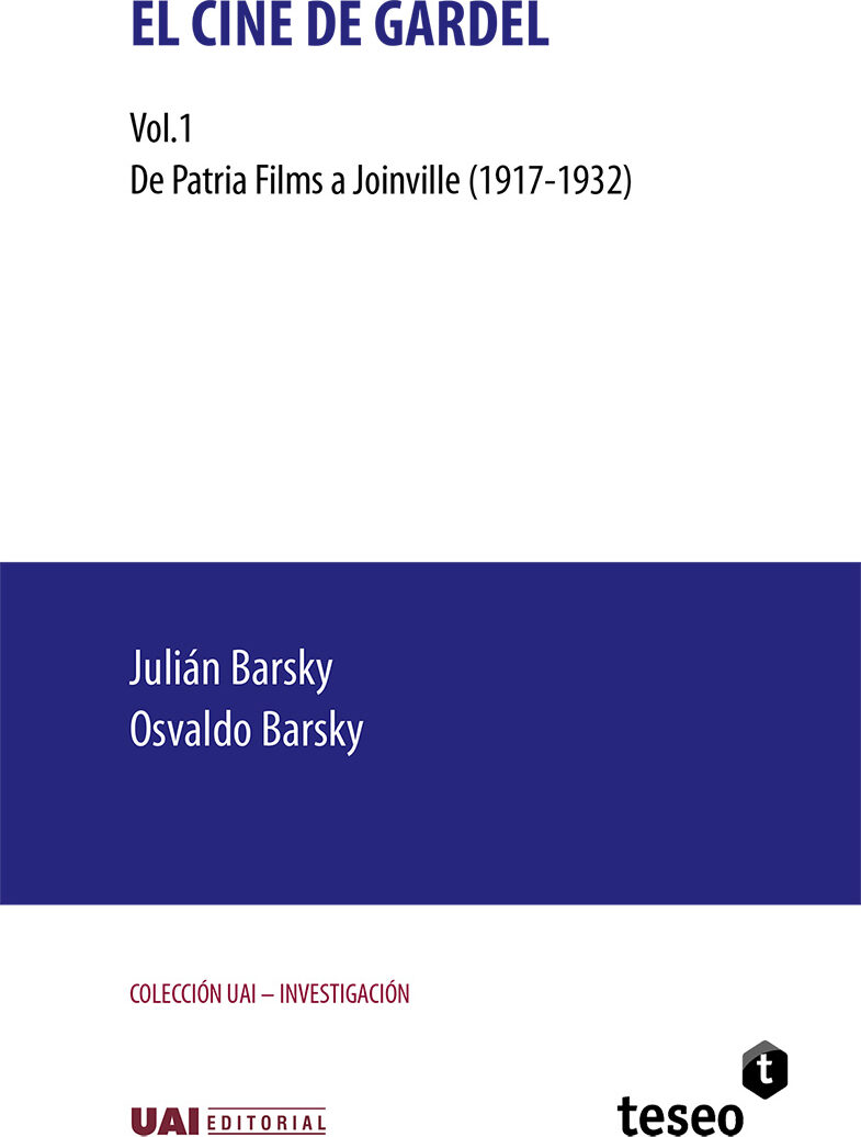Portada de El cine de Gardel · Julián.Barsky , Osvaldo Barsky
