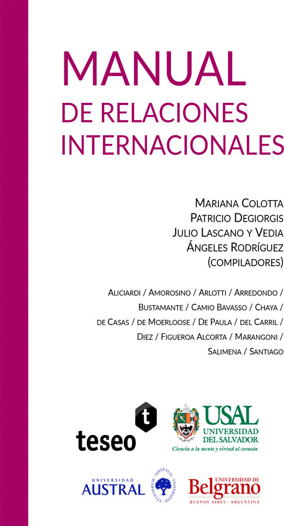 Portada de Manual de relaciones internacionales